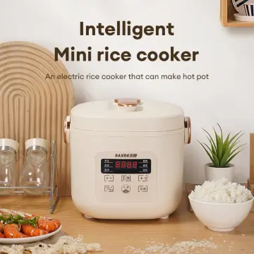 Intelligent rice cooker large capacity firewood electric rice cooker  household multi-function cooking pot 4L 