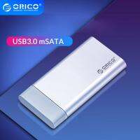 ORICO Mini USB3.0 MSATA SSD กล่องอะลูมิเนียมความเร็วสูง5Gbps เคส HDD สำหรับแล็ปท็อปเดสก์ท็อป Windows/Linux/Mac พร้อมสกรูยึดติด (MSG)