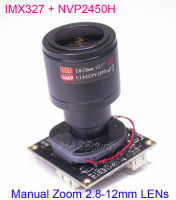 HDR (WDR) manual Zoom LENs AHD-H CVBS 12.8" STARVIS IMX327 CMOS NVP2450 CC camera PCB board module +OSD cable +IRC (UTC)