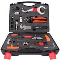 【LZ】▧◙✔  Lebycle-Aço bicicleta Repair Tool Kit Conjunto de Reparação Multifuncional MTB Road Bike Kit 28 em 1