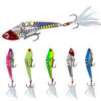 1ชิ้นโลหะล่อสั่นสะเทือนใบมีด VIB มังกรฟันเลือดรางตะขอ Vib ตกปลารอก Crankbait จมการสั่นสะเทือนฮาร์ดเหยื่อ