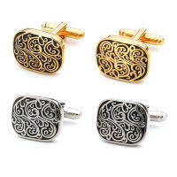 Cufflinks สำหรับผู้ชาย TOMYE XK21S037ที่มีคุณภาพสูงเงินตารางรูปแบบย้อนยุคอย่างเป็นทางการชุดลำลองเสื้อข้อมือลิงค์สำหรับของขวัญแต่งงาน