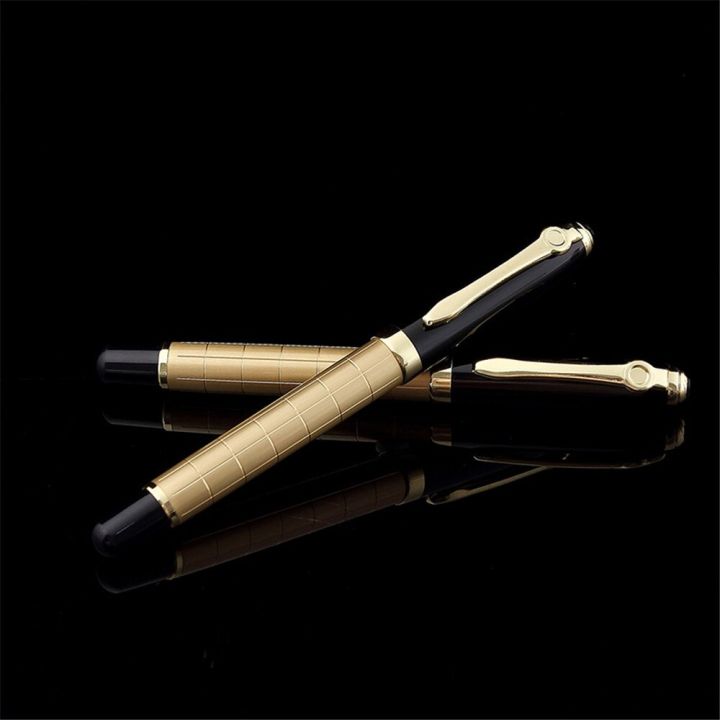 luxury-quality-701-golden-line-business-office-rollerball-pen-new-school-student-ballpoint-pens-writing-supplies-pens