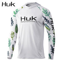 HUK ตกปลาเสื้อ HoodiePerformance UPF50เสื้อป้องกันแห้งเร็วแขนยาวอาทิตย์เสื้อผ้าระบายอากาศกีฬาตกปลาเสื้อ