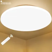 Modern LED Ceiling Light Fixture Lamp Surface Mount Living Room Bedroom Bathroom Remote Control Home Kitchen RUOWH100 RUOWH150