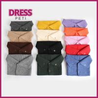 PETI DRESS เก็บความอบอุ่น สนับแข้งคอถัก หนาขึ้น สีทึบทึบ ปกเสื้อปลอม แฟชั่นสำหรับผู้หญิง ผ้าพันคอหลอดสกี ฤดูหนาวในฤดูหนาว