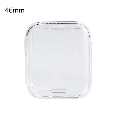 ：“{—— Transparent Soft TPU Full Coverage Case Protective Cover For  Watch 41Mm 46Mm Clear Screen Protector Drop Shipping