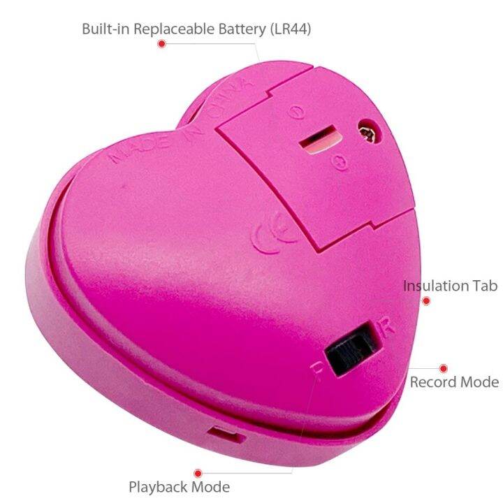 Newstore 2 Pack 30 Seconds Voice Sound Recorder for Stuffed Animal, Teddy Bear, Toy Voice Box