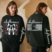 Limited Edition Deftones Band Album Skull Sweatshirt Tops Mens Black Pullovers Alternative Rock Men Fashion Vintage Sweatshirts Size XS-4XL