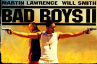 BAD BOYS II ภาพยนตร์ Martin Lawrence Will Smith Gabrielle ผ้าใบโปสเตอร์ภาพวาดตกแต่ง Liyanhong2