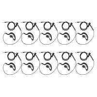 10 Pcs 3.5mm Single In-Ear Only Mono Earphone Earbud Headphone with Mic for Phone for Samsung