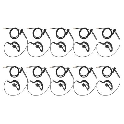 10 Pcs 3.5mm Single In-Ear Only Mono Earphone Earbud Headphone with Mic for Phone for Samsung