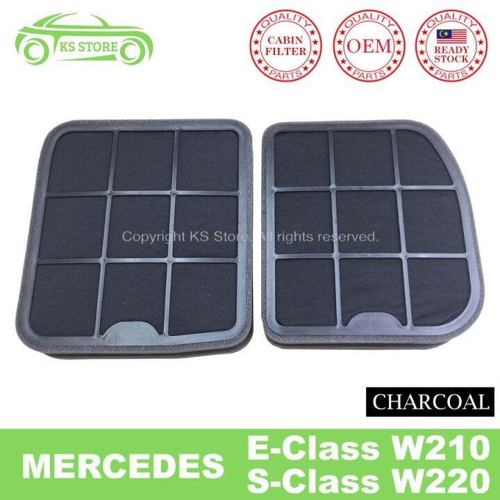 Mercedes E Class W210 S Class W220 Interior Charcoal Cabin Air Filter