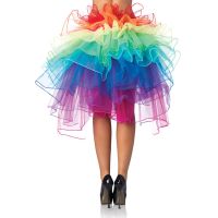 Tutu Skirt Rainbow Womendress Tutus Tulle Girls Bubble Mini Colored Pride Adult Tail Multi Costume Adults Sizetie Dye