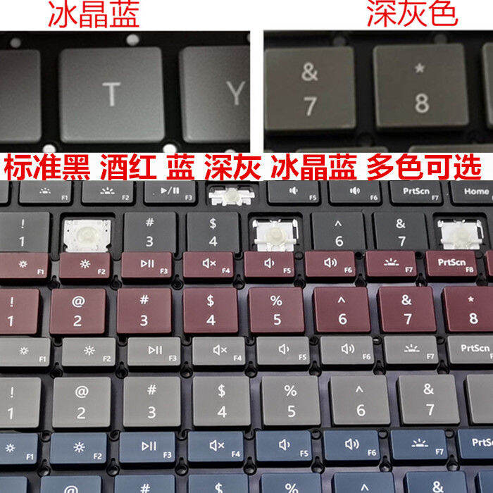 Single replacement of key cap, key cap and button bracket fittings of