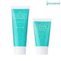 Smooth E Babyface Foam สมูทอี เบบี้เฟซโฟม โฟมล้างหน้าสูตรไม่มีฟอง 100 % Non-Ionic ขนาด 4 oz.(120 ml) , 8 oz.(240 ml) [IIPP]