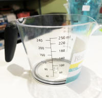 ถ้วยตวง  MEASURING CUP ถ้วยพลาสติก 250ml / 1CUP /8 oz แก้วตวง ถ้วยตวงทำขนม แก้วตวงน้ำ ถ้วยตวงชงกาแฟ ถ้วยตวงของเหลว ถ้วยตวงแป้ง ถ้วยตวงของแห้ง T1119