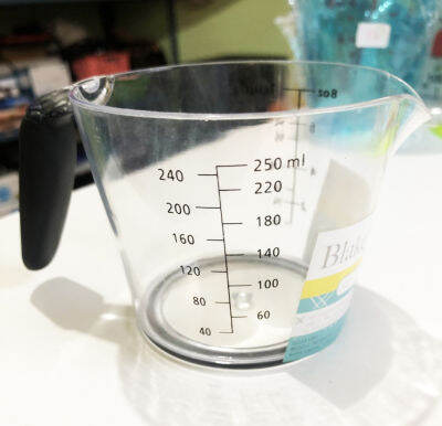 ถ้วยตวง ถ้วยพลาสติก 250ml / 1CUP /8 oz MEASURING CUP แก้วตวง ถ้วยตวงทำขนม แก้วตวงน้ำ ถ้วยตวงชงกาแฟ ถ้วยตวงของเหลว ถ้วยตวงแป้ง