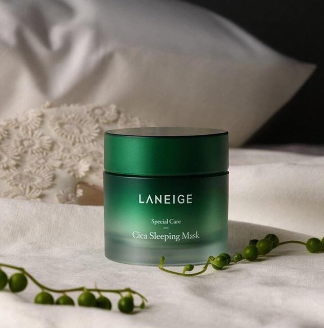 laneige-special-care-cica-sleeping-mask-60mlสลีปปิ้งมาสก์รุ่นล่าสุดที่มีส่วนผสมของ-cica-ช่วยบำรุงผิวหน้าจากที่มีปัญหาจากสิว-และลดเลือนริ้วรอยต่างๆ-ตั้งแต่ชั้นเซลล์ผิวจนถึงภายนอก