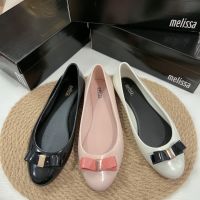 【CC】ใหม่ Melissa รองเท้าแตะ รองเท้าชายหาด เจลลี่ แต่งโบว์ สําหรับผู้หญิง 2023 9141