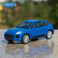 Porsche Macan Turbo SUV โมเดลรถโลหะผสมจำลอง Diecasts โลหะรถโมเดลดึงกลับของเล่นเด็กของขวัญ