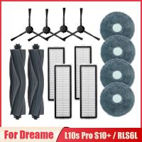 Roller Brush แปรงด้านข้าง HEPA Filter Mop Cloth Rags สำหรับ Dreame L10s Pro RLS6L Xiaomi S10เครื่องดูดฝุ่นอุปกรณ์เสริม