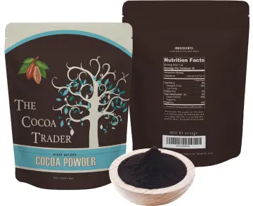 The Cocoa Trader Dutch Processed Black Cocoa Powder (1Lb)