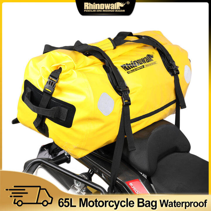 Rhinowalk 65L Motorcycle Bag Waterproof Bag Motorcycle Durable Large