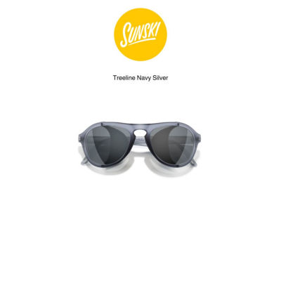 [SUNSKI] แว่นตากันแดด รักษ์โลก ดีต่อคุณ และดีต่อโลก รุ่น Treeline สี Navy Silver