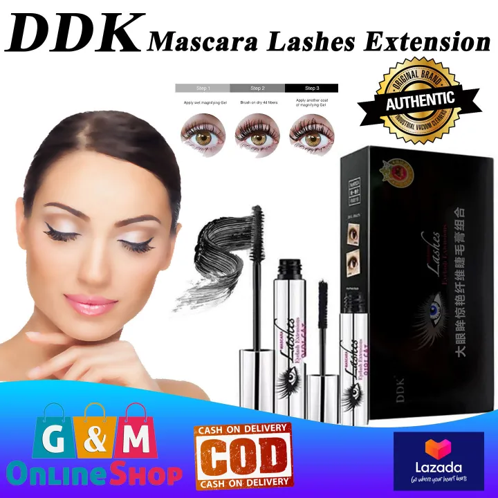 DDK 4D Silk Fiber Lash Mascara Eyelashes Long Extension Waterproof Eye