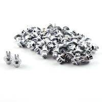 125pcs Bottle Cap Decoration Wheel rivets nuts Rims Cap Lip Chrome Silver Tire Nail Studs Screw