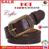 BeeStyle เข็มขัดผู้หญิง เข็มขัด เข็มขัดแฟชั่น เข็มขัดหนัง สไตล์เรทโทร Woman Female Fashion Leather Belt Ceinture Retro Style No. 2659