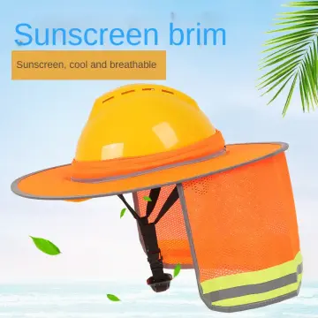 Sun Face Mask Mens Straw Golf Hats Men Visor Workers Hard