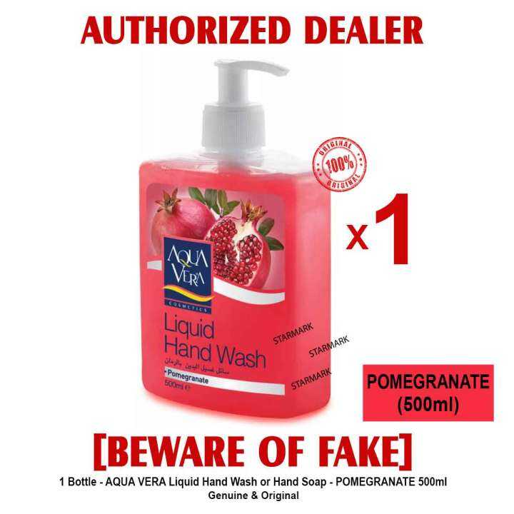 AQUA VERA Liquid Hand Soap Soaps 500ml Aqua Vera Hand Wash Aqua Vera Hand Soap Soaps 500ml