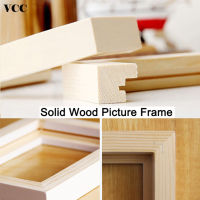 Nature Wooden Photo Picture Frame 20X30 25X30 26.5X38cm Black White Color Frame for Pictures Wall Poster Frame