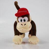 14-19ซม. การ์ตูนอะนิเมะสองรูปแบบ Diddy Donkey Kong Monkey ของเล่นสำหรับเด็ก