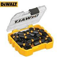 DEWALT ข้อต่อไขควงกระแทกสูงสุดพร้อมเคสนิรภัย + 30ชิ้น PH2 10X อายุการใช้งานที่ยาวนานขึ้นไขควงแม่เหล็กชุดดอกสว่านตัวยึด25มม.