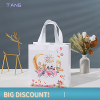 ?【Lowest price】TANG 6pcs Eid Mubarak Nonwoven Gift bags รอมฎอน kareem คุกกี้บรรจุภัณฑ์ถุง