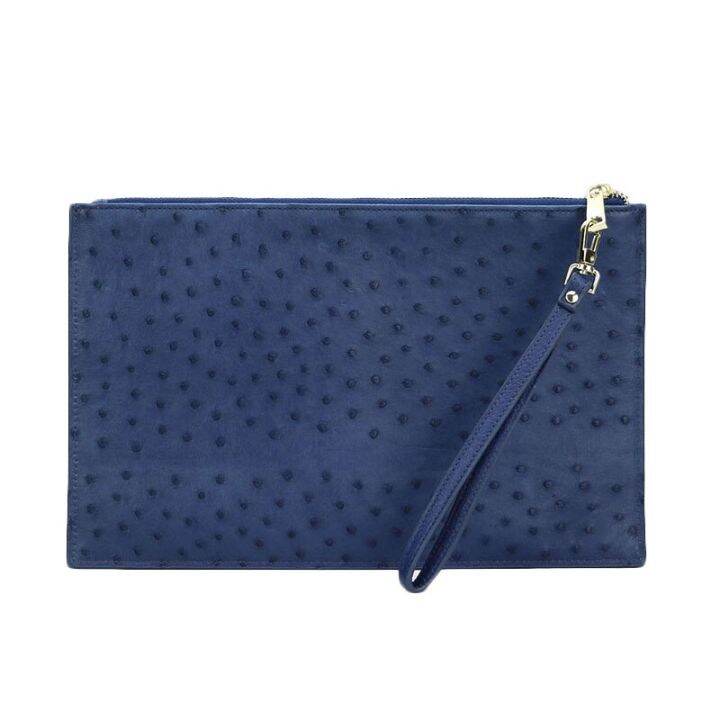 luxury-high-end-ostrich-leather-clutch-bag-with-wristlet-ostrich-leather-handbag