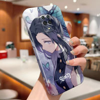 Pradacase สำหรับ Xiaomi Redmi Note 9 Pro Redmi Note 9 Pro Max Redmi Note 9S All-Inclusive กรณีโทรศัพท์ฟิล์ม Anime Slayer Zenitsu Tomioka Design เปลือกแข็งคลุมทั้งหมดเคสป้องกันทนแรงกระแทกกล้อง