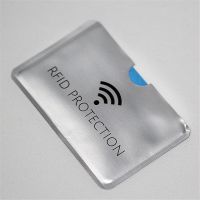 10Pcsset RFID Blocking Card Protector Debit Credit Contactless NFC Security Card Protect Case Anti Scanning Card Bag ID Holder