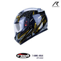 หมวกกันน็อค REAL Helmet T-Hawk Ninja ดำ-ทอง