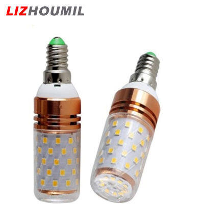 LIZHOUMIL E14ไฟ Led หลอดไฟข้าวโพด12W/E27 16W โคมระย้าสีขาวอบอุ่น3000K/เย็นขาว6500K/โคมไฟเทียนไขขาวธรรมชาติสีขาว4000K หลอด