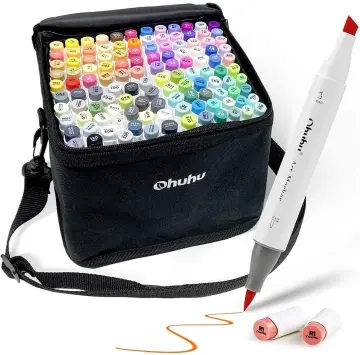 Ohuhu Illustration Marker Brush/Bold 48 Colors 49 Professional
