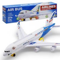 A380 Aircraft Large 43CM Long Electric Model Airplane With Sound and Lighting Childrens Toys Wholesale toys