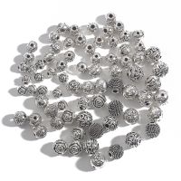 1050pcs Multi Designs 6789mm Tibetan Silver Round Metal Beads Handcraft Prayer Spacer Beads Fit DIY Jewelry celets