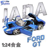 Jada 1:24 Fast And Furious รถยนต์ FORD GT รุ่นจำลองรถโมเดลงานแม่พิมพ์โลหะ Kids Toys ของขวัญ