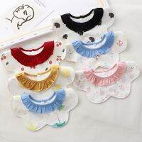 【DT】hot！ 2022 New Infant Baby Cotton Bibs Cartoon Fashion Fake Collar With Printting Burp Cloths Kids Accessories