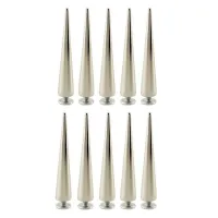 【CW】 10pcs/set 55MM Punk Large Spikes Metal Leather Rivets Screw on Cone Studs for