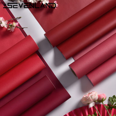 Sevenland 100cmx60cm Chinese Self-adhesive Waterproof Red Festive Cabinet Furniture Decoration Sticker Wall Dormitory New Year Wall Sticker Wallpaper Home Decor